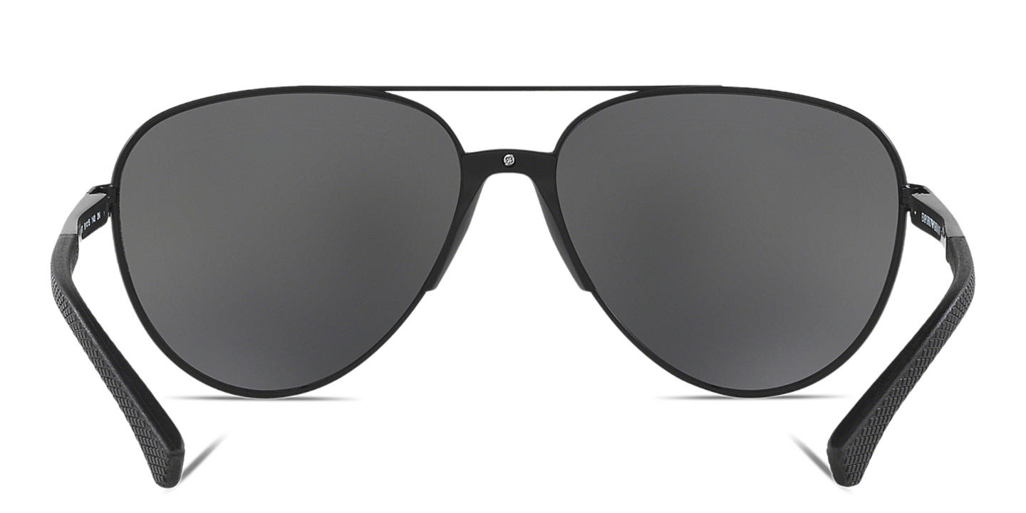 Emporio Armani Pilot Sunglasses in Matte Black – Product Photo 3
