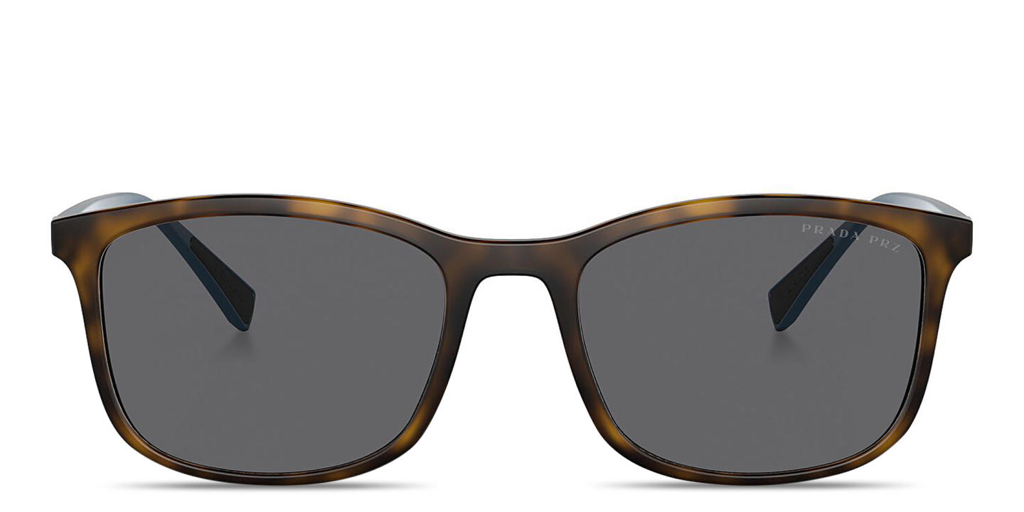 Prada Linea Rossa Lifestyle Rectangle Sunglasses in Havana – Product Photo 0