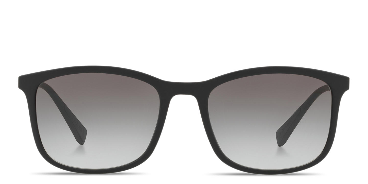 Prada Linea Rossa Rectangle Sunglasses in Black – Product Photo 0