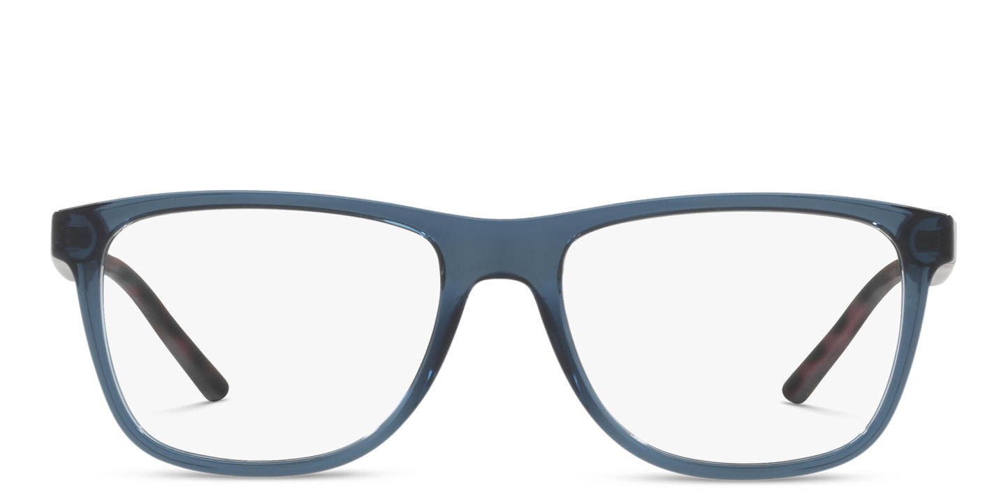 Armani Exchange Square Eyeglasses in Blue – Product Photo 0