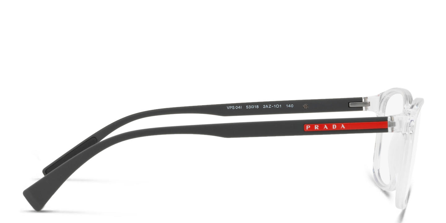 Prada Linea Rossa Rectangle Eyeglasses in Transparent – Product Photo 2