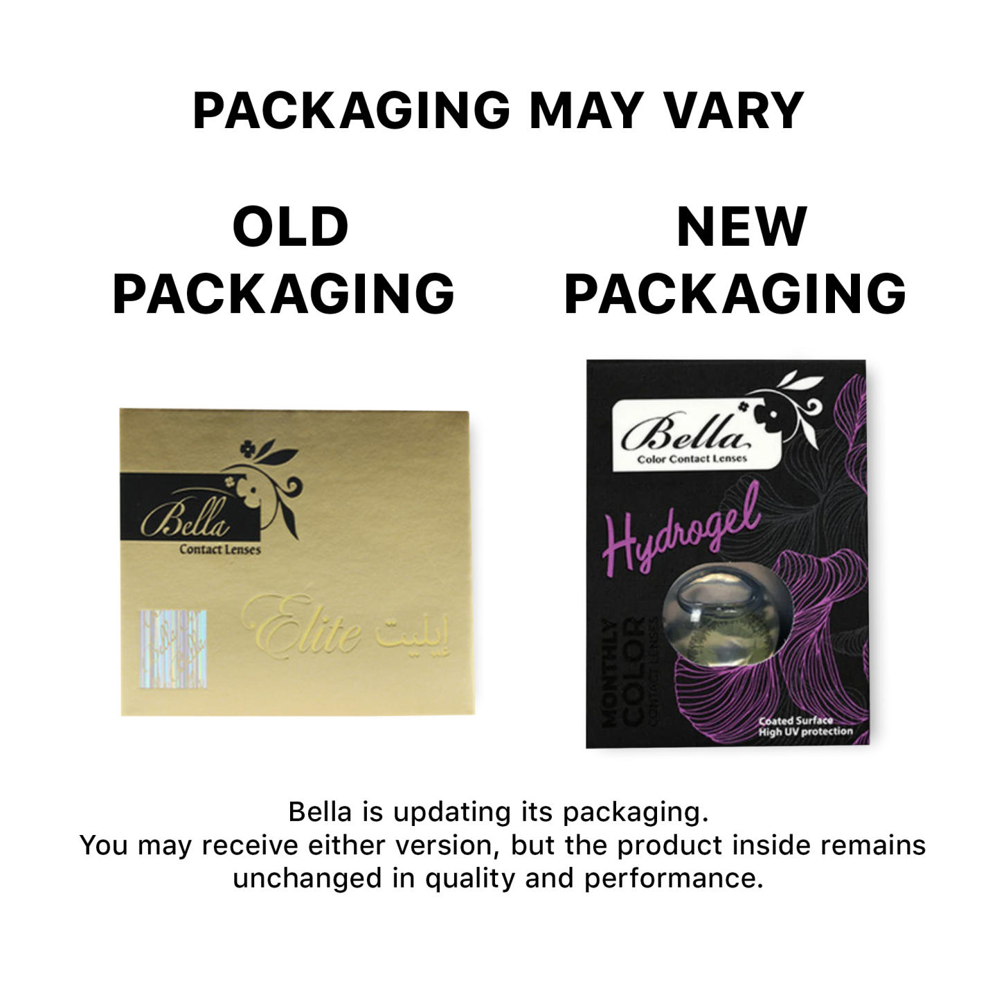 Bella ELITE Monthly Color Contact Lenses - Silky Gold in Silky Gold – Product Photo 2