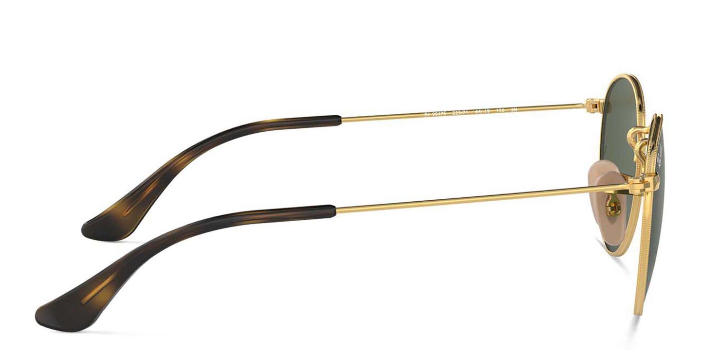 Ray-Ban Junior Kids Round Sunglasses in Gold – Product Photo 2