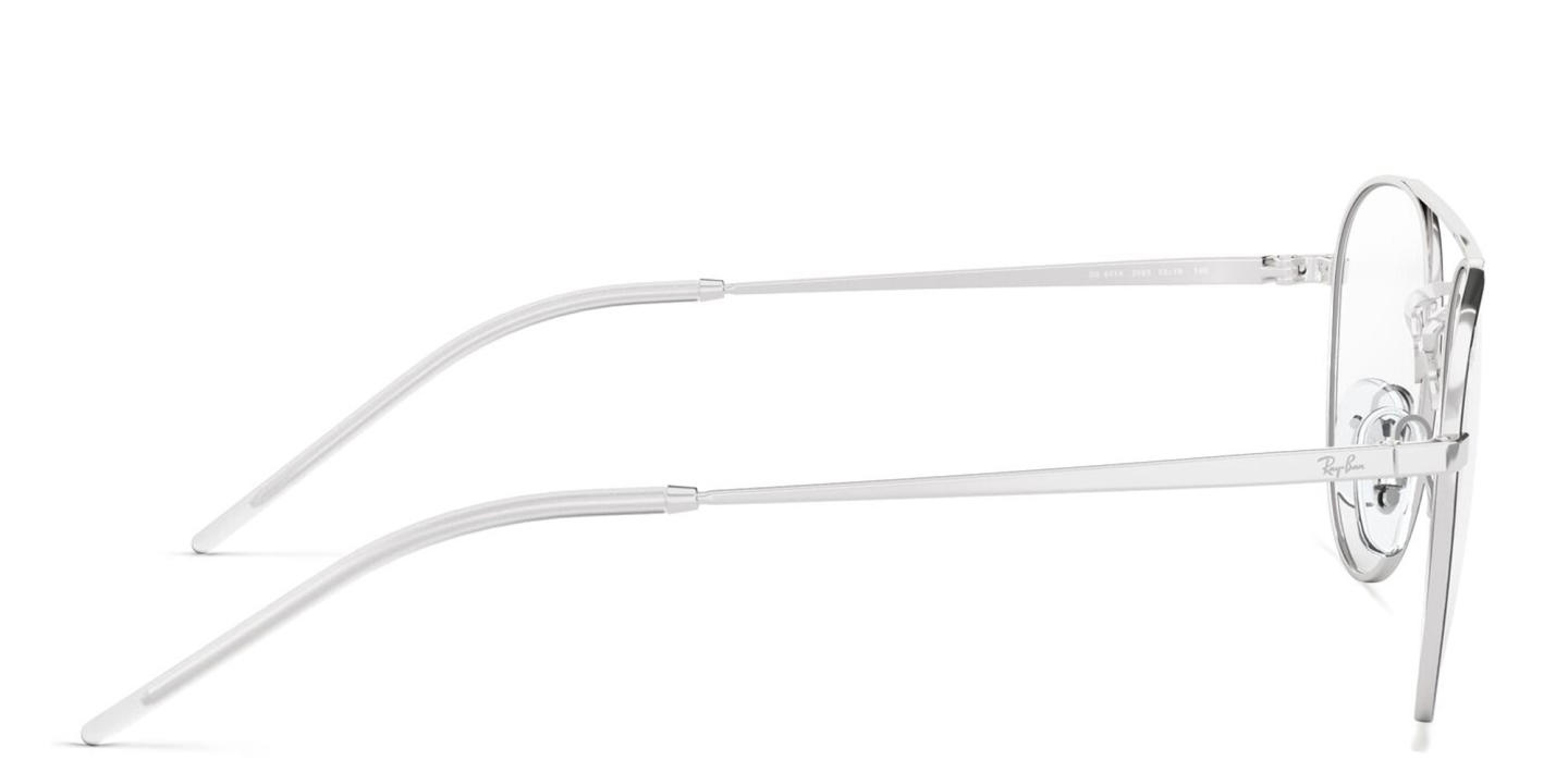 Ray-Ban Unisex Panthos Eyeglasses in Black On Silver – Product Photo 3