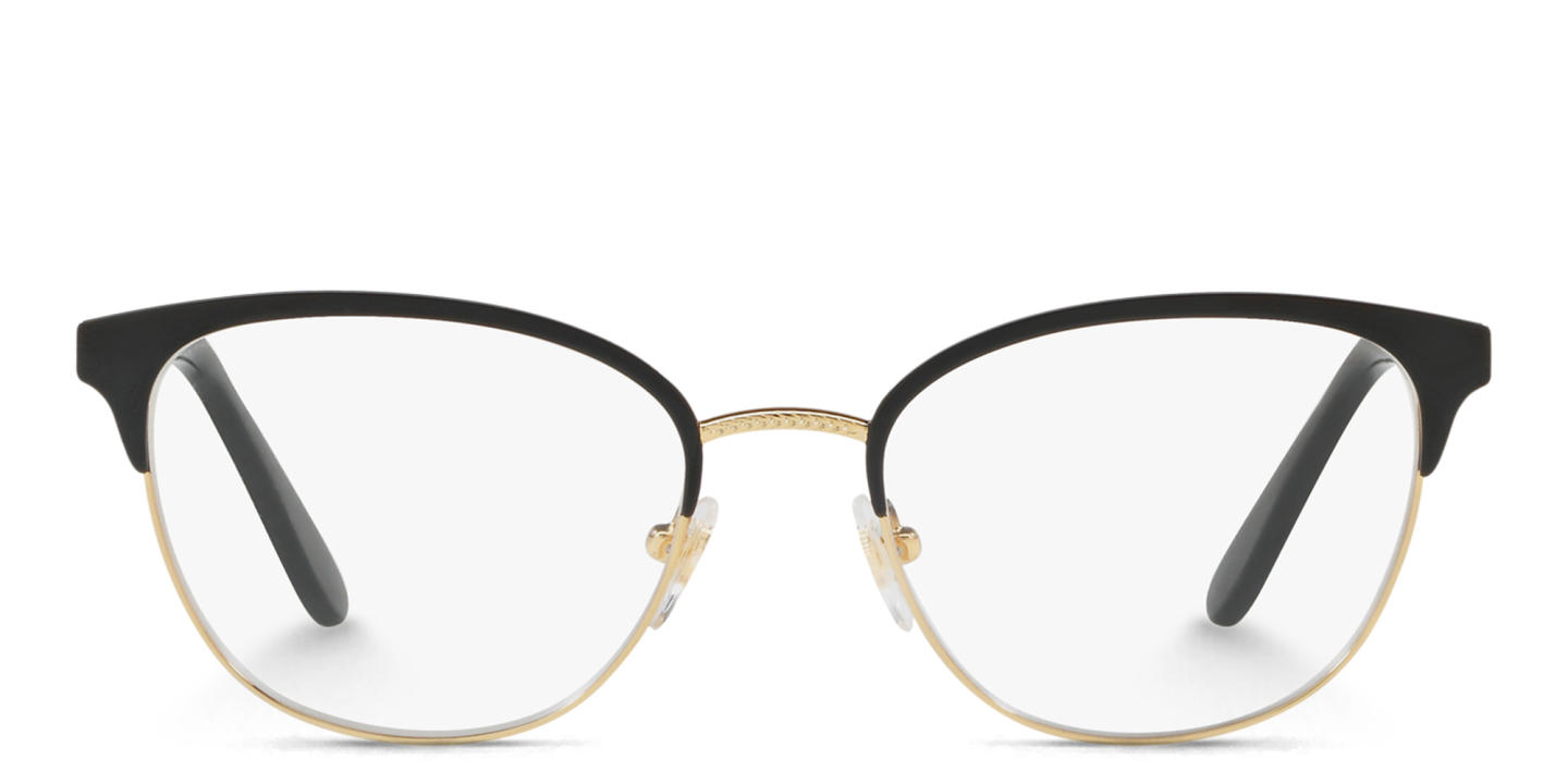 Vogue Eyewear Round Eyeglasses in Black – Product Photo 0
