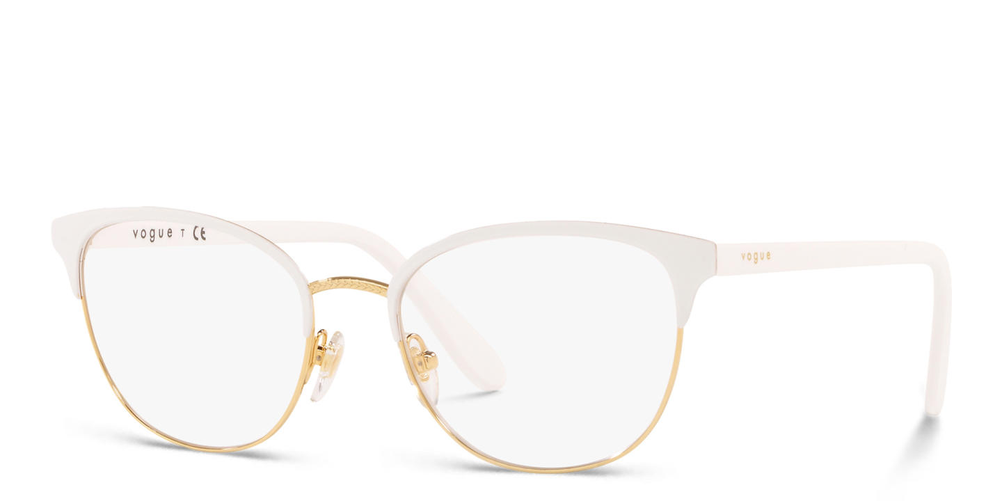 Vogue Eyewear Cat-Eye Eyeglasses in White – Product Photo 1