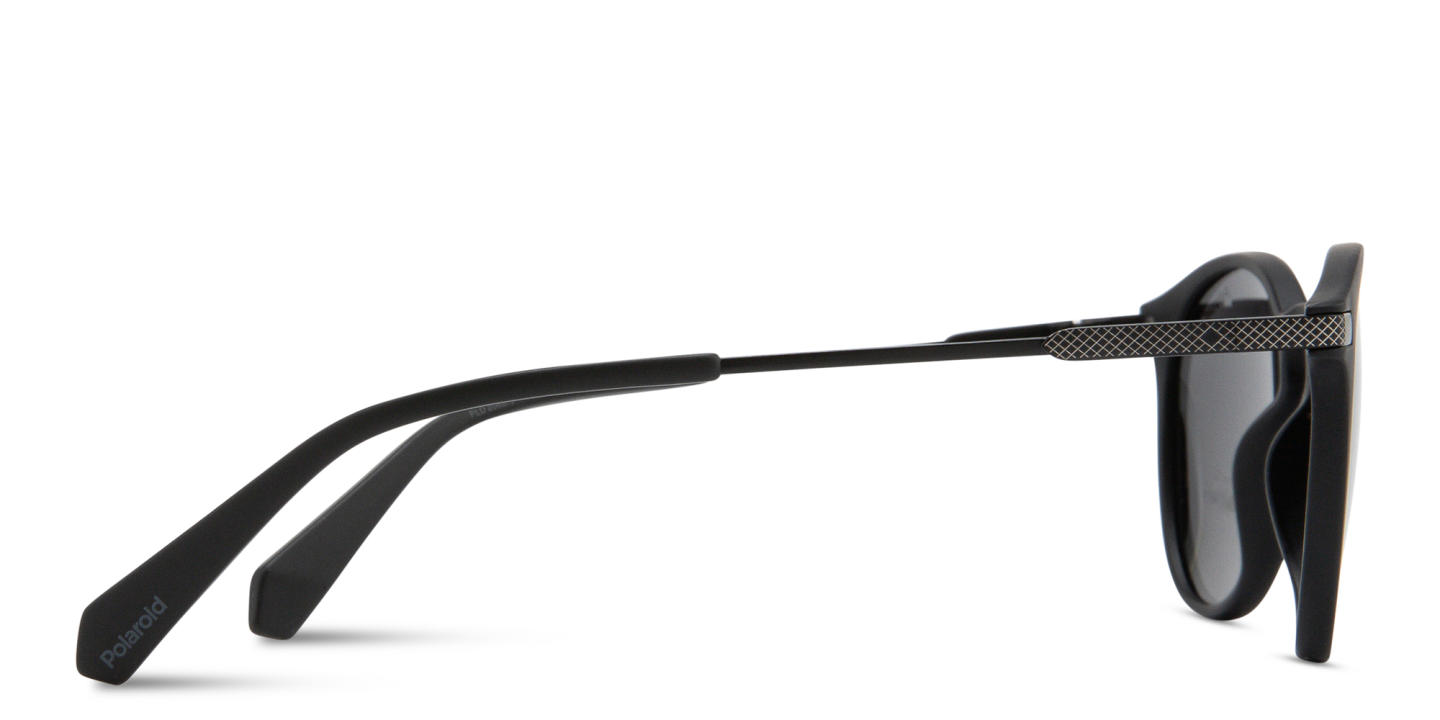 Polaroid Round Sunglasses in Black – Product Photo 2