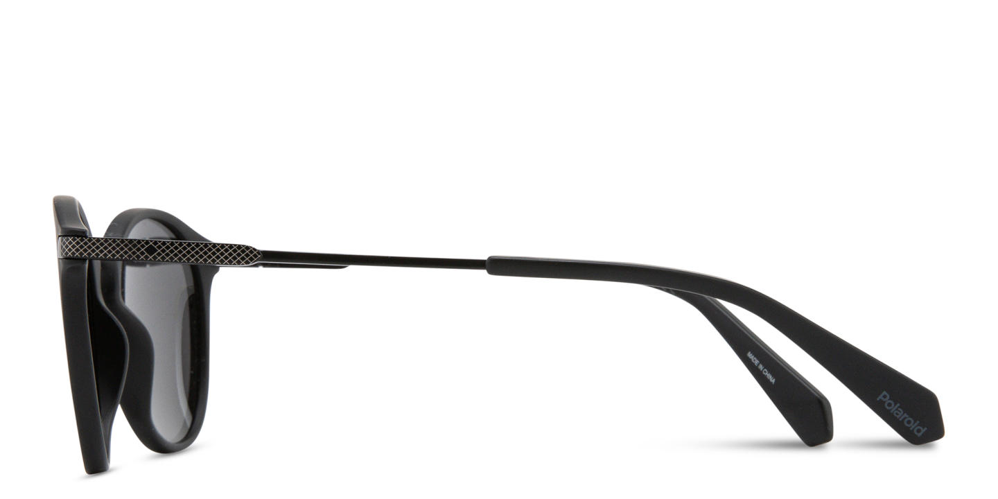 Polaroid Round Sunglasses in Black – Product Photo 3