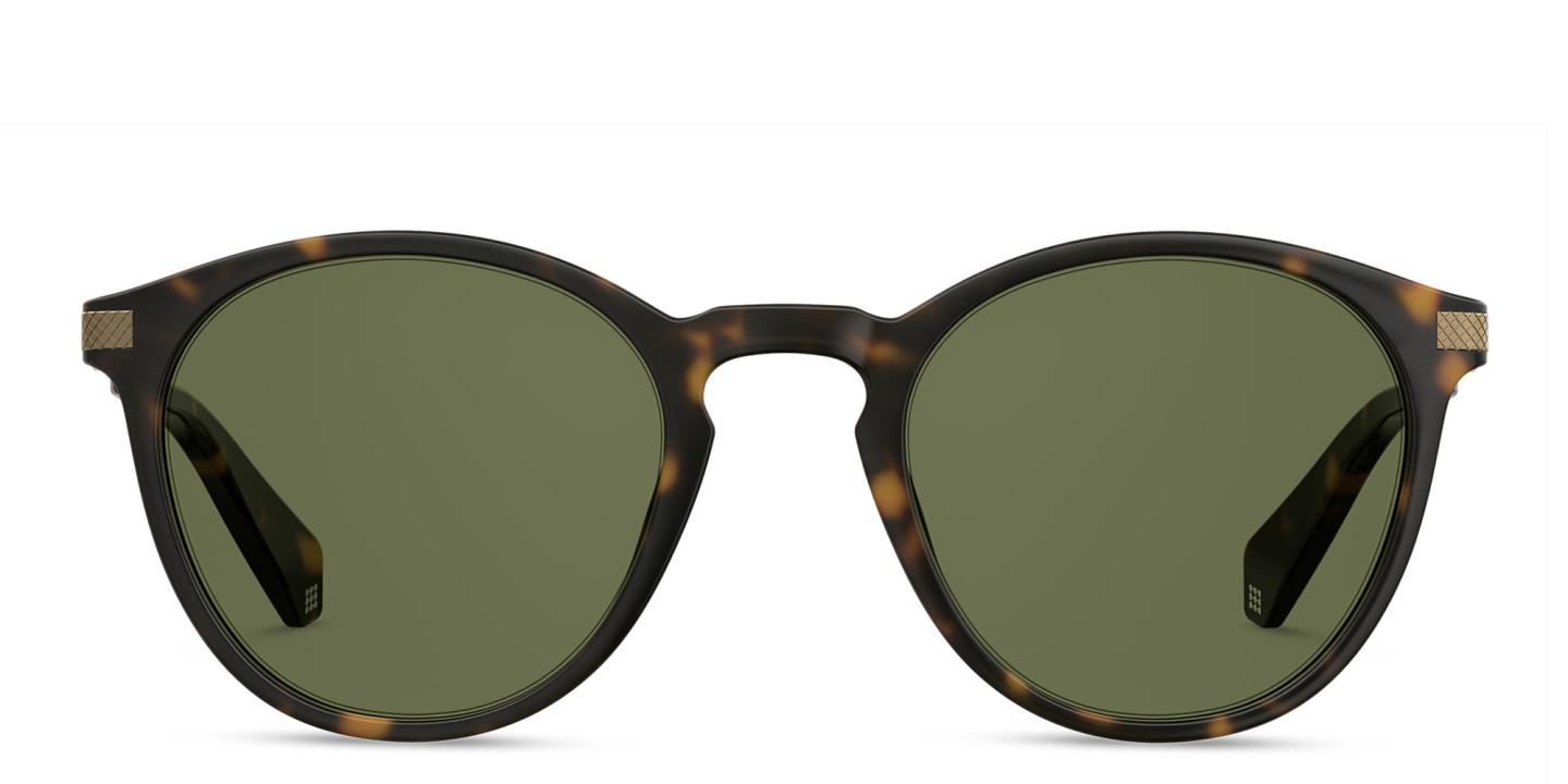 Polaroid Round Sunglasses in Havana – Product Photo 0