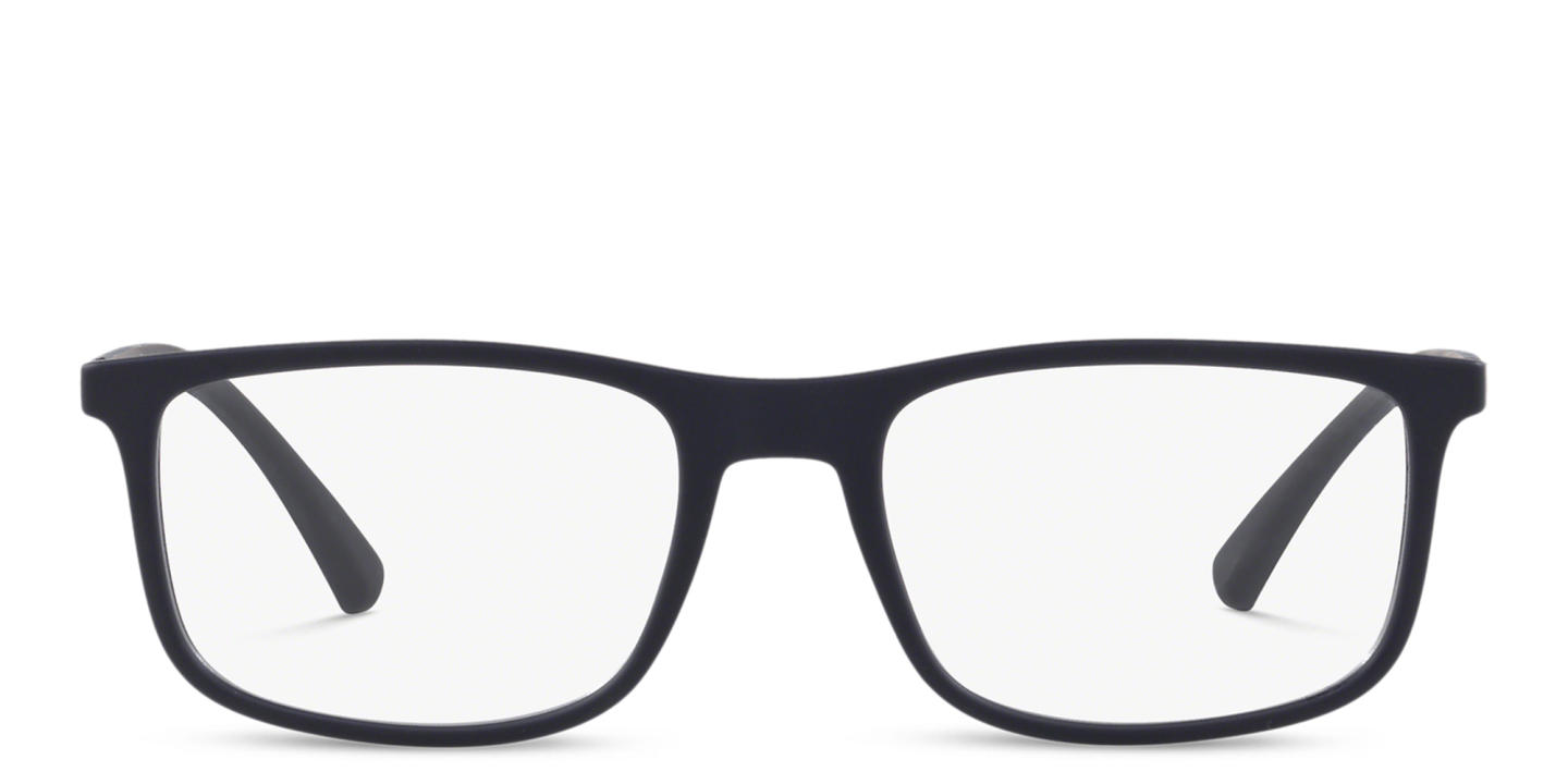 Emporio Armani Pillow Eyeglasses in Blue – Product Photo 0