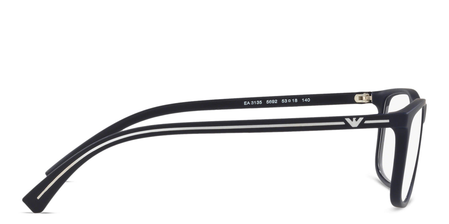 Emporio Armani Pillow Eyeglasses in Blue – Product Photo 2