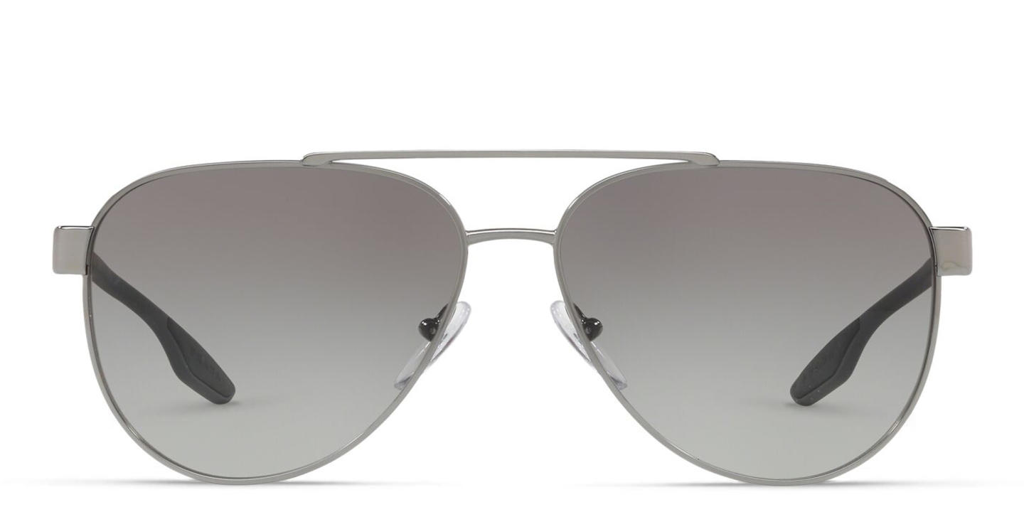 Prada Linea Rossa Pilot Sunglasses in Gunmetal – Product Photo 0