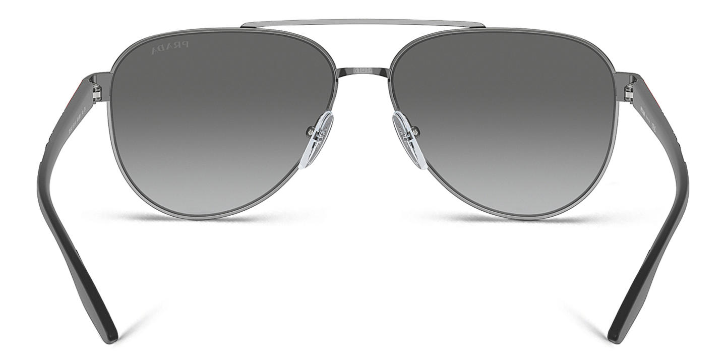 Prada Linea Rossa Pilot Sunglasses in Gunmetal – Product Photo 3