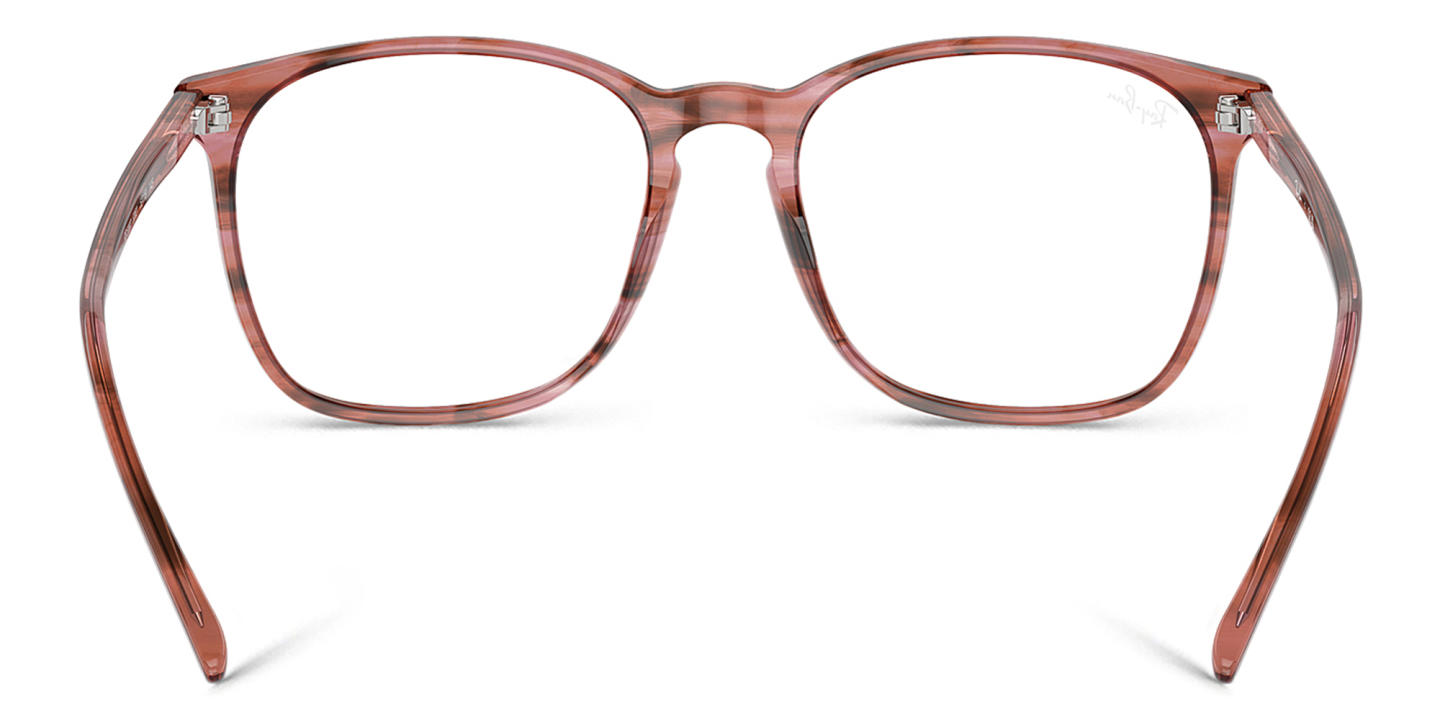 Ray-Ban Optics Unisex Square Eyeglasses in Pink – Product Photo 3