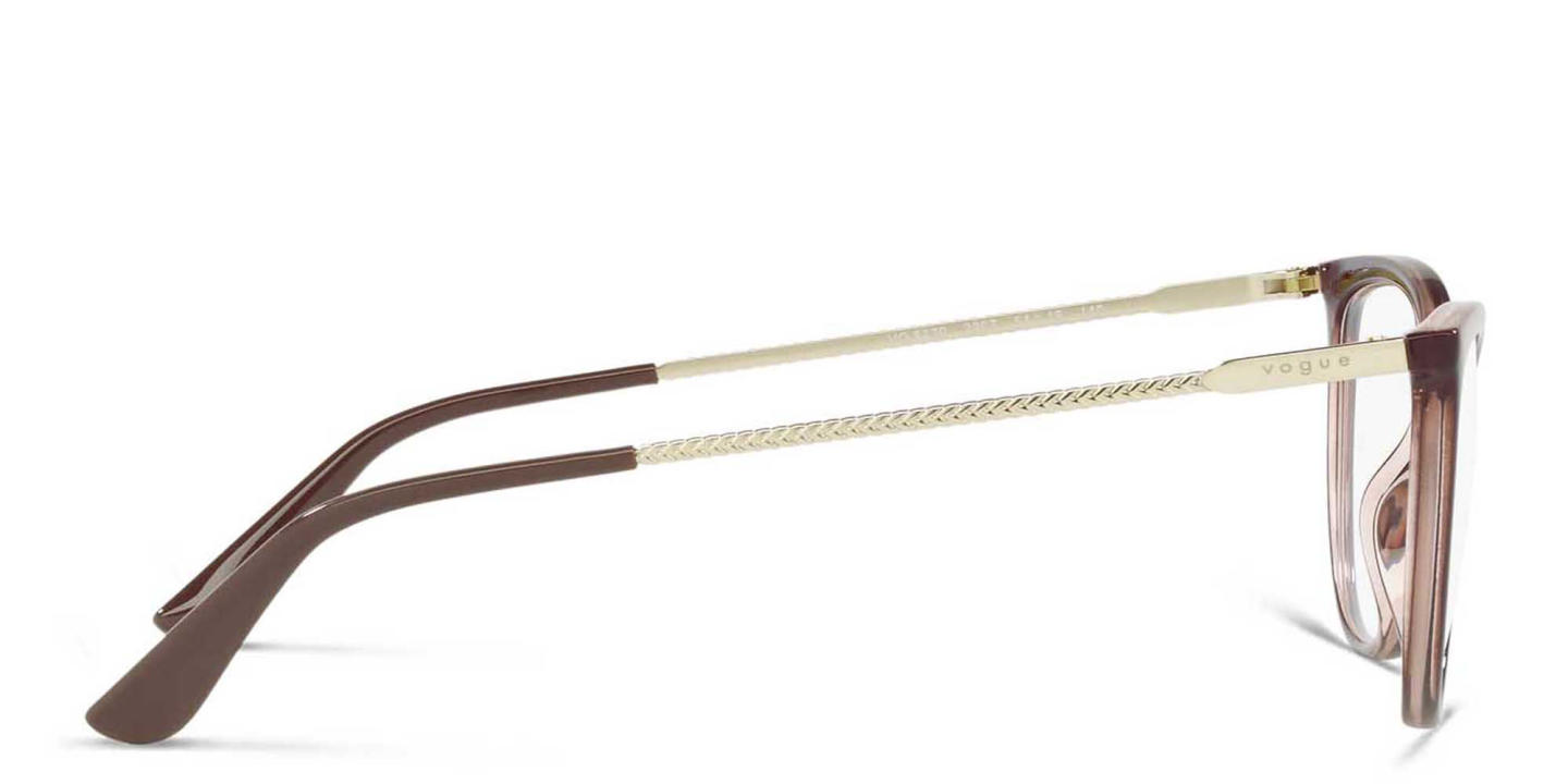 Vogue Eyewear Cat-Eye Eyeglasses in Brown – Product Photo 2