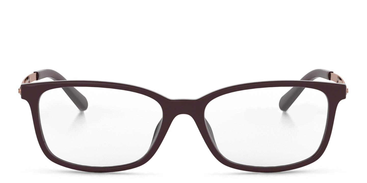 Michael Kors Telluride Rectangle Eyeglasses in Brown – Product Photo 0