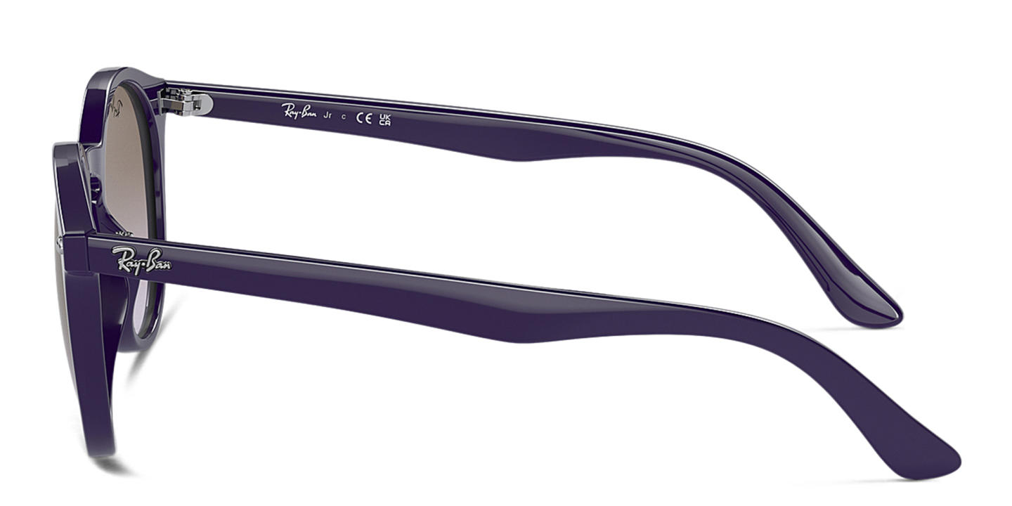 Ray-Ban Junior Logo Kids Panthos Sunglasses in Violet – Product Photo 2