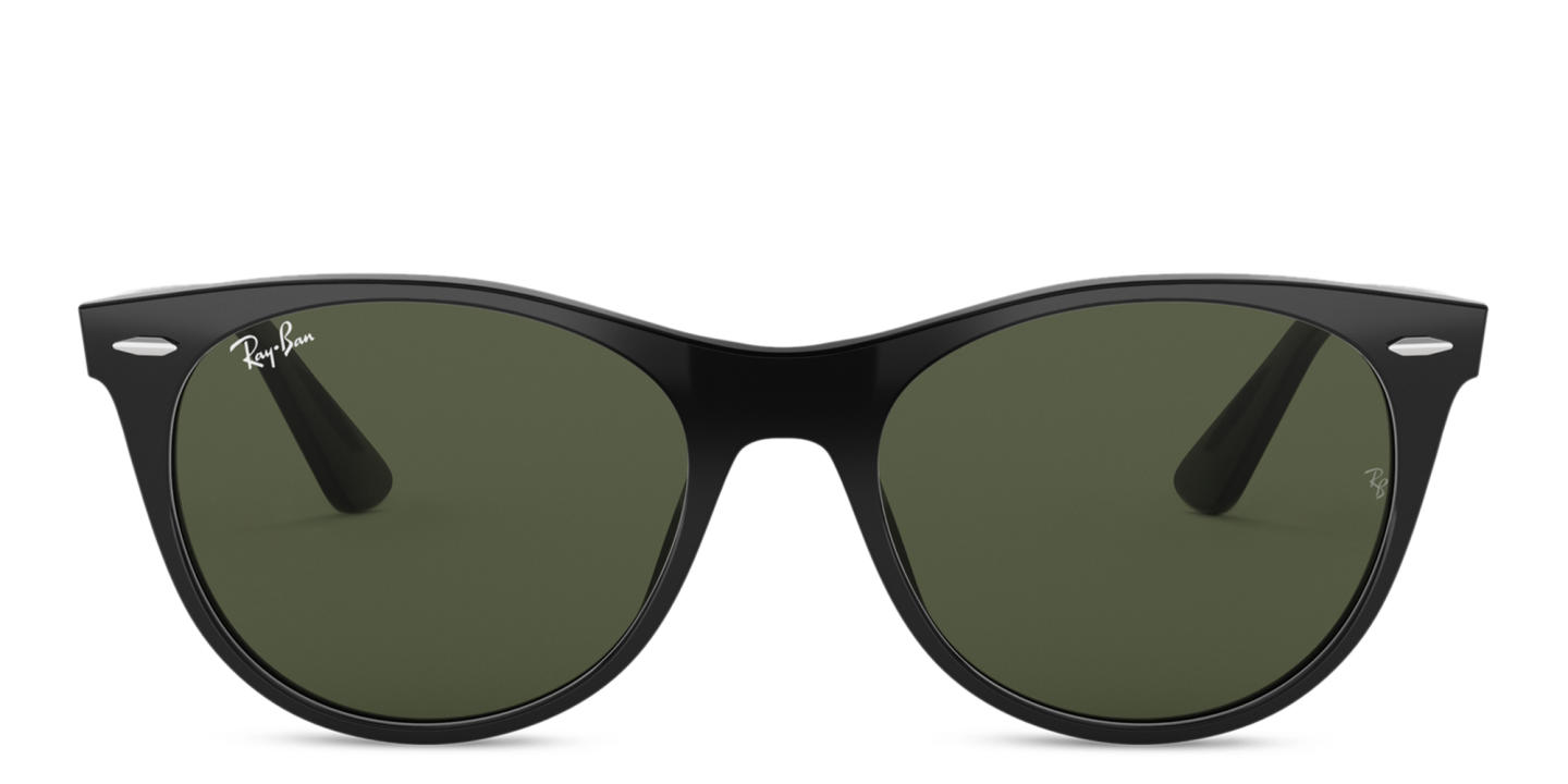 Ray-Ban Wayfarer II Unisex Panthos Sunglasses in Shiny Black – Product Photo 0