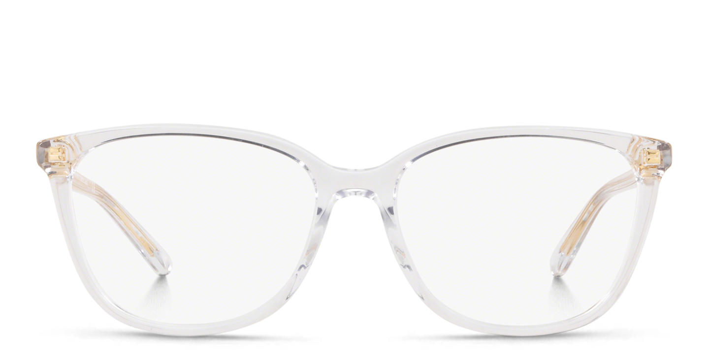 Shop Michael Kors Santa Clara Square Eyeglasses in Clear online.