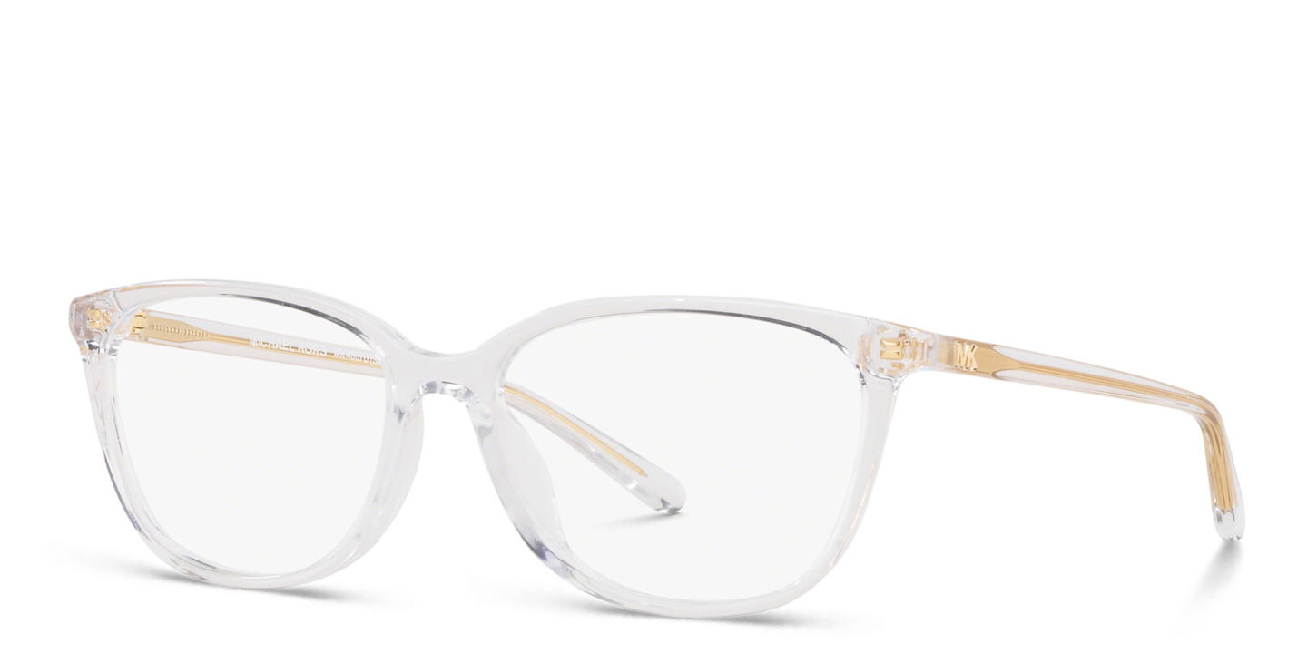 Shop Michael Kors Santa Clara Square Eyeglasses in Clear online.