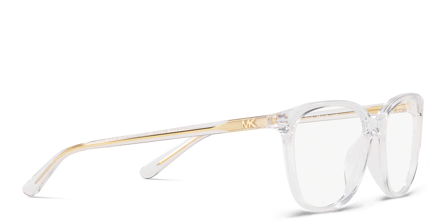 Shop Michael Kors Santa Clara Square Eyeglasses in Clear online.