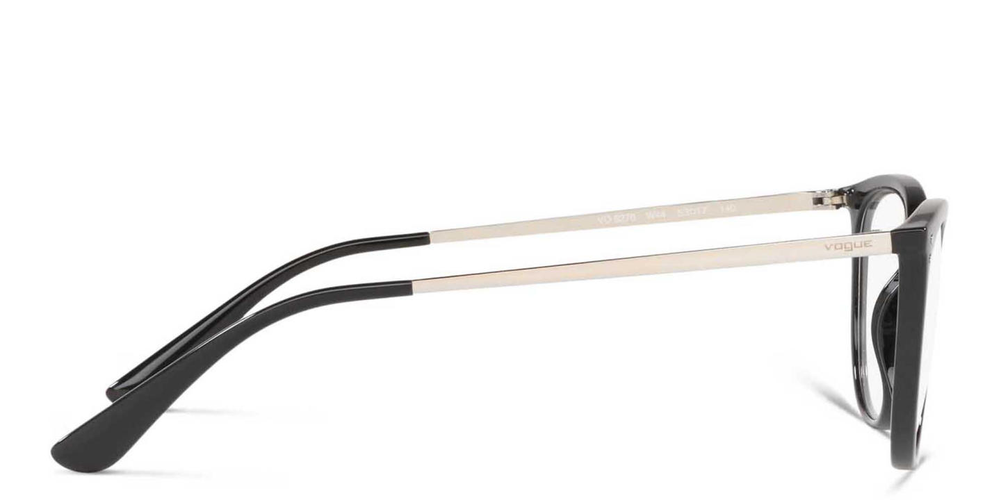 Vogue Eyewear Cat-Eye Eyeglasses in Black – Product Photo 2