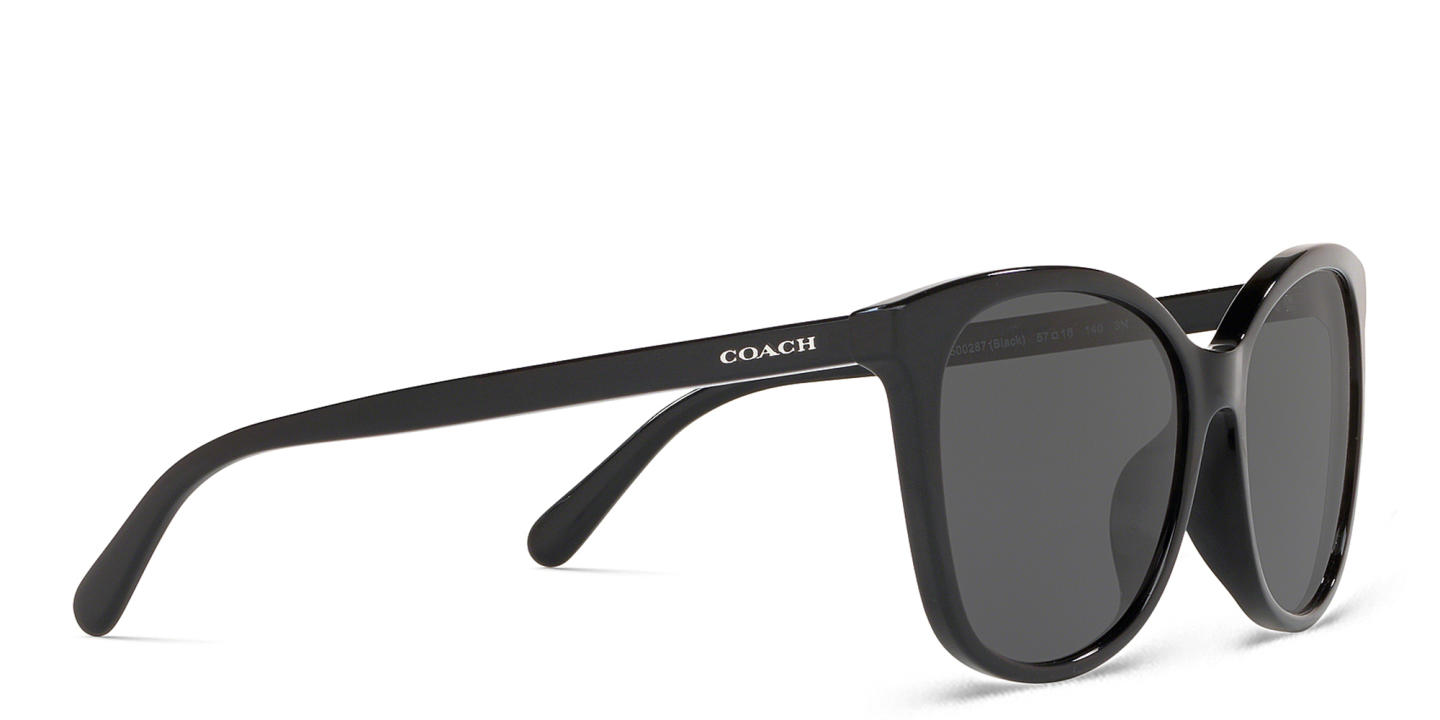 Coach Logo Lettering Square Sunglasses in Black – Product Photo 3