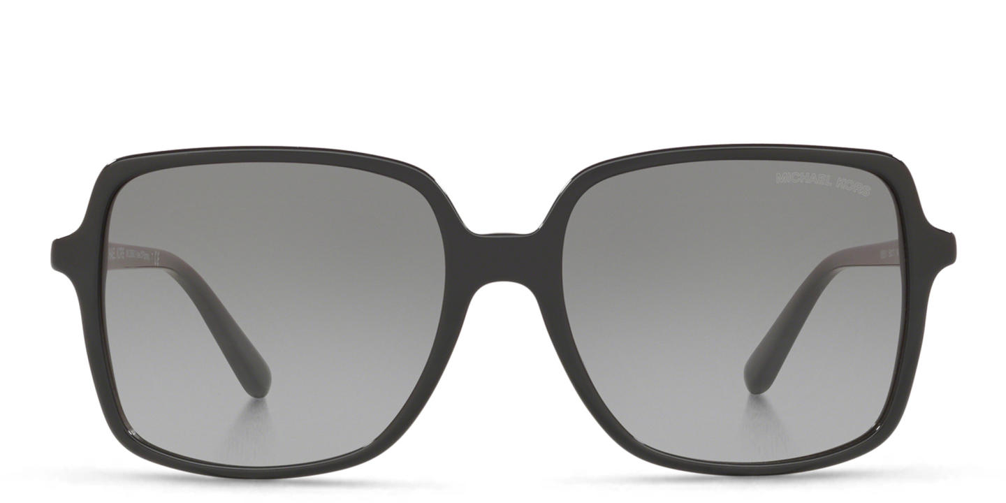 Shop Michael Kors Oversized Square Sunglasses in Black online.