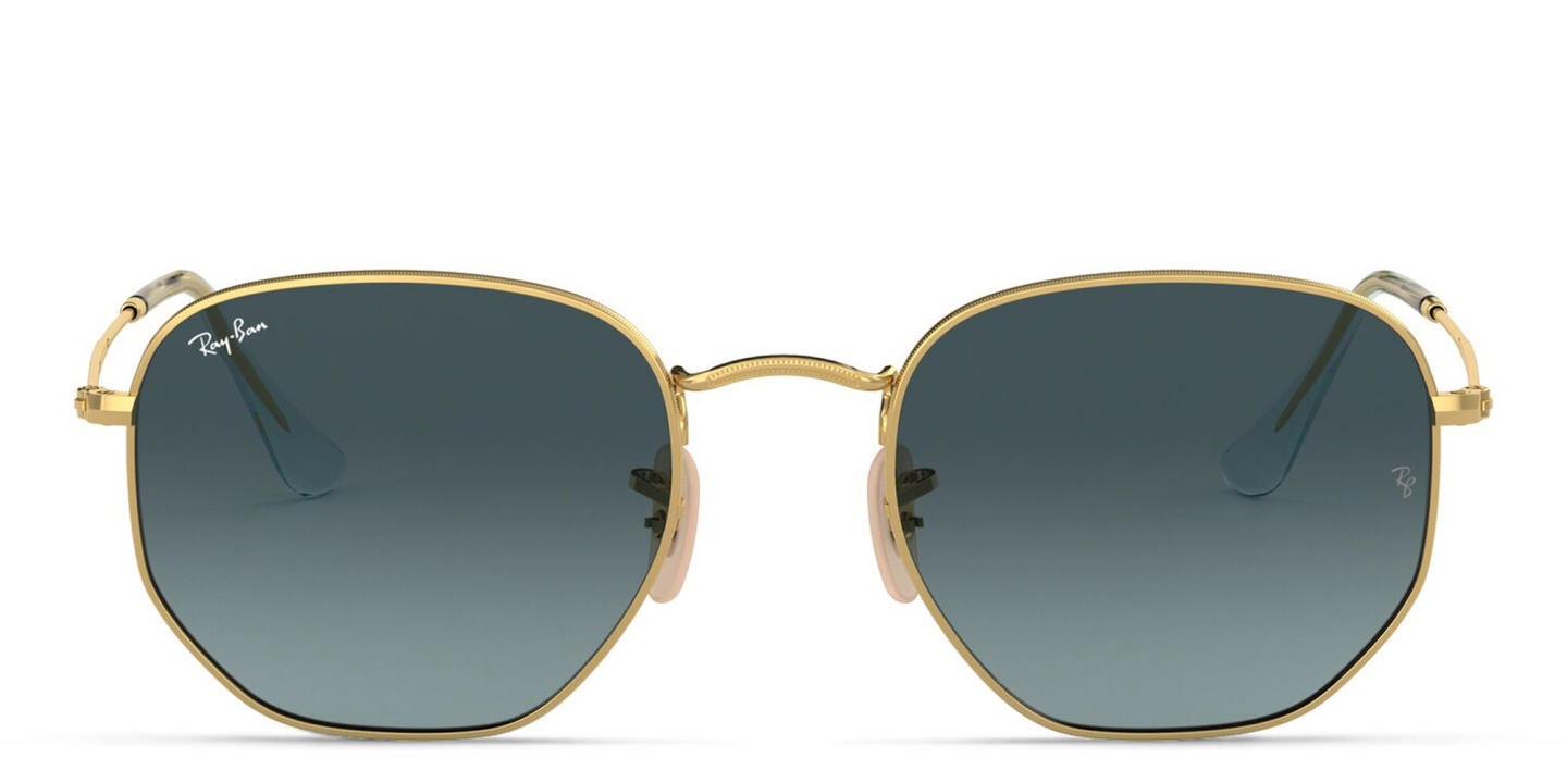 Ray-Ban Unisex Irregular Sunglasses in Gold – Product Photo 0