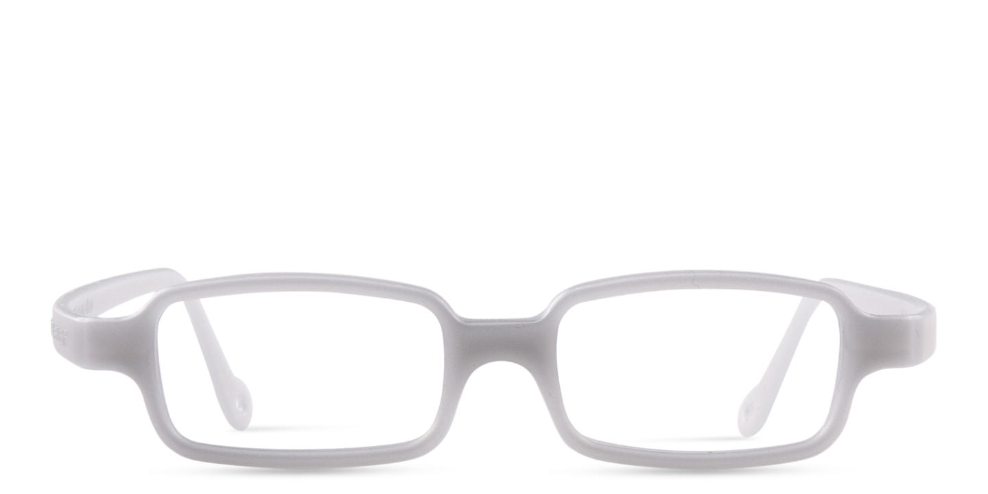 Mira Flex Kids Rectangle Eyeglasses in Grey – Product Photo 0
