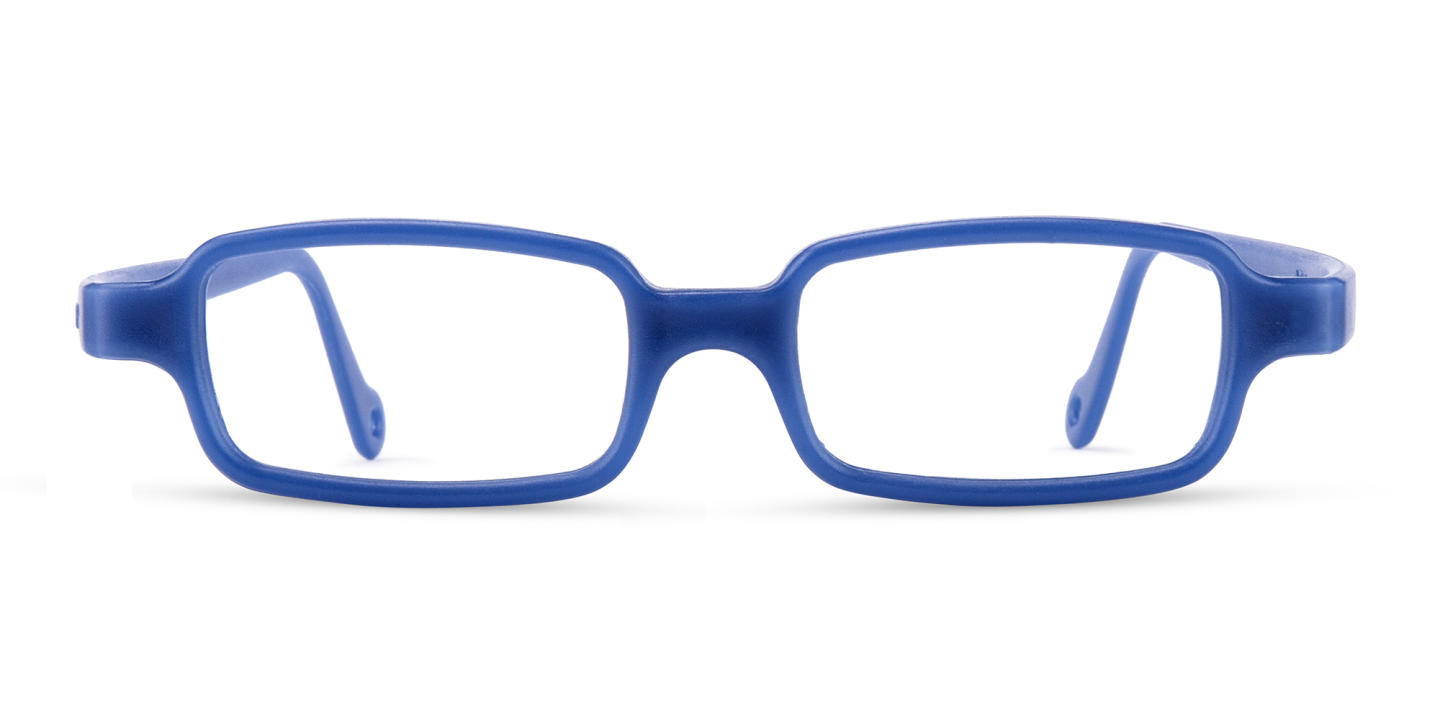 Mira Flex Kids Rectangle Eyeglasses in Blue – Product Photo 0