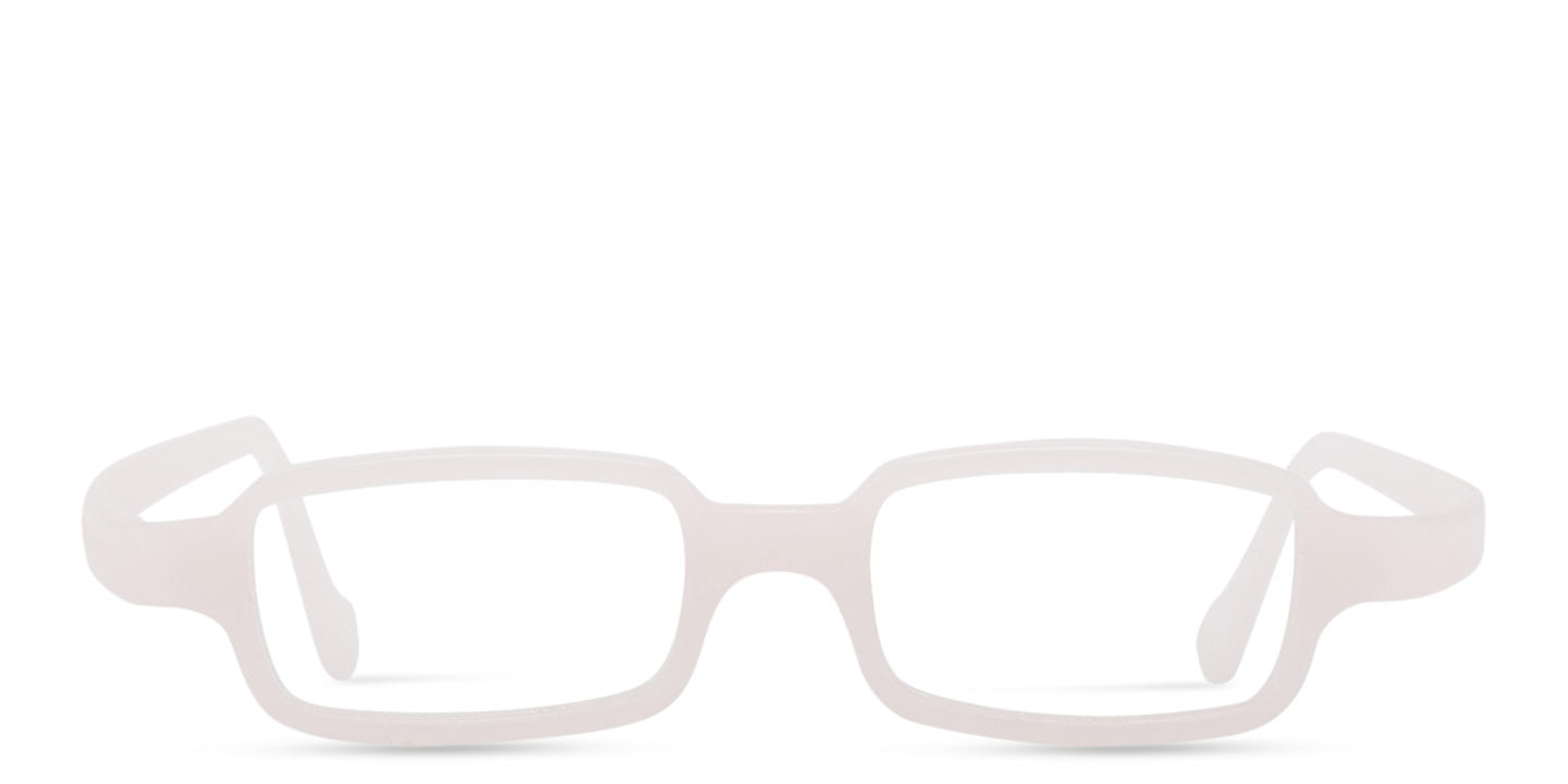 Shop Mira Flex Kids Rectangle Eyeglasses in Nude online.