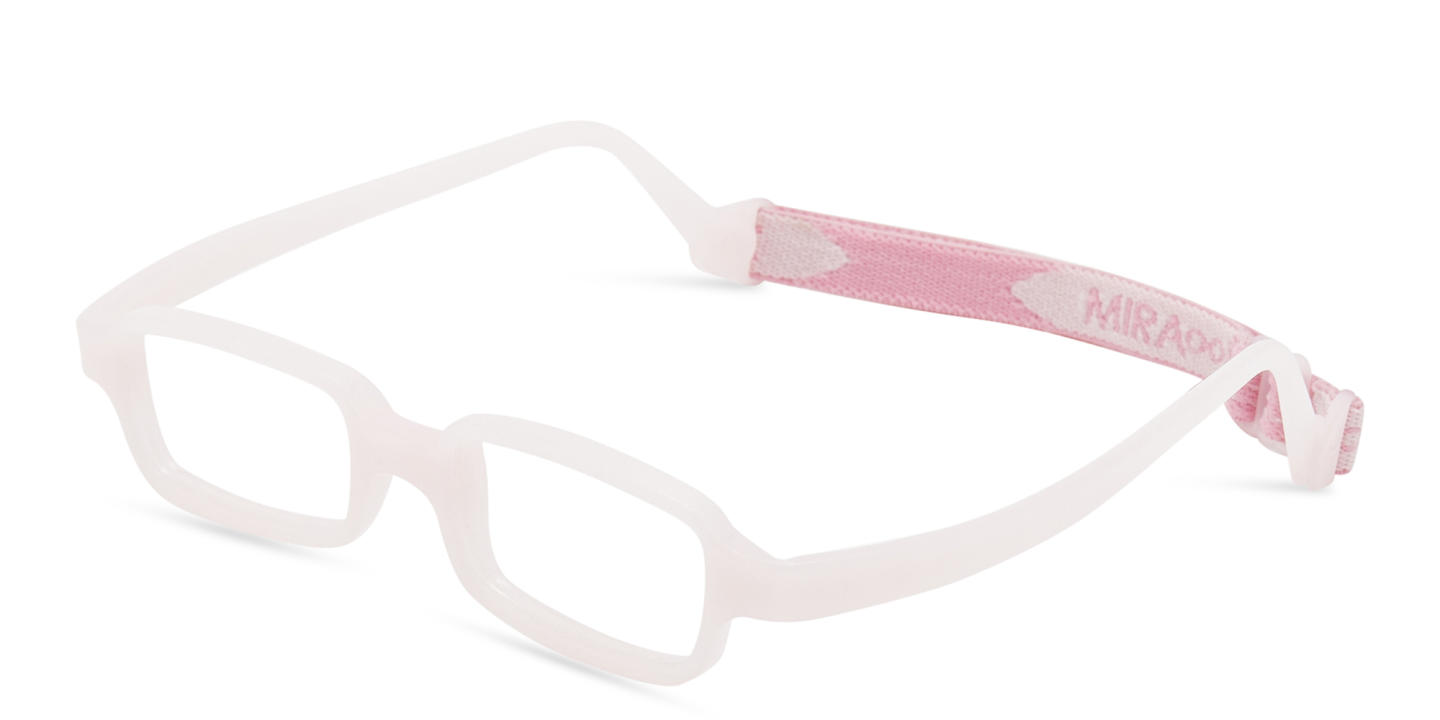 Mira Flex Kids Rectangle Eyeglasses in Nude – Product Photo 1