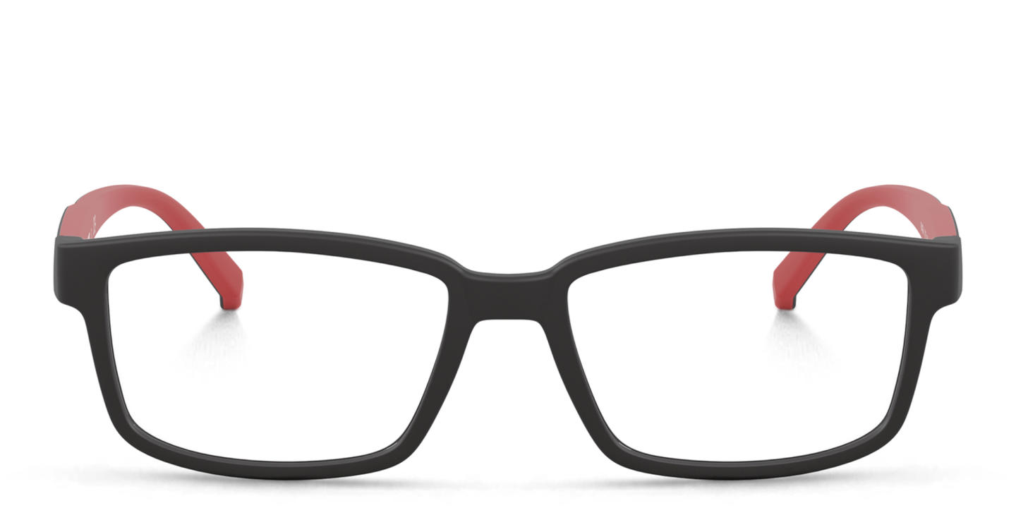Shop Arnette Rectangle Eyeglasses in Black online.