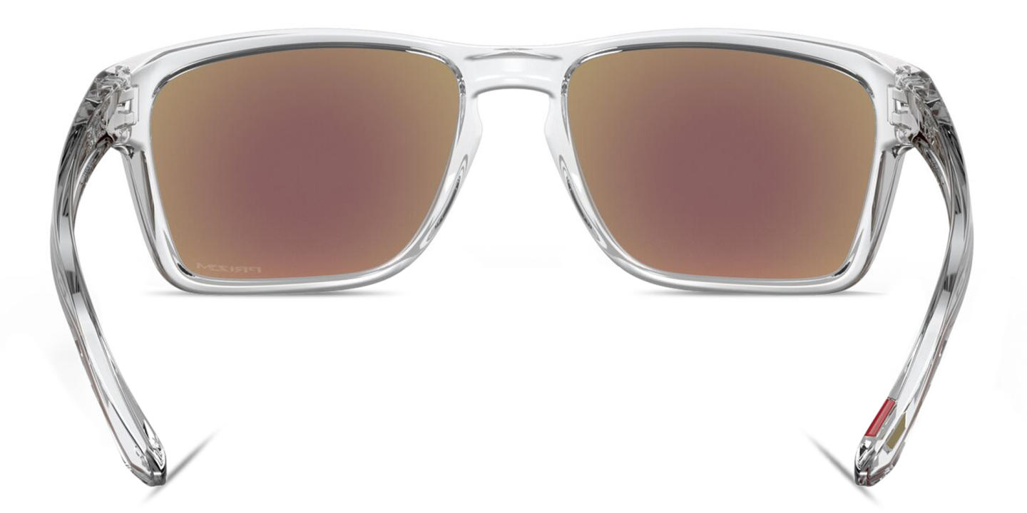 Shop Oakley Sylas Rectangle Sunglasses in Clear online.