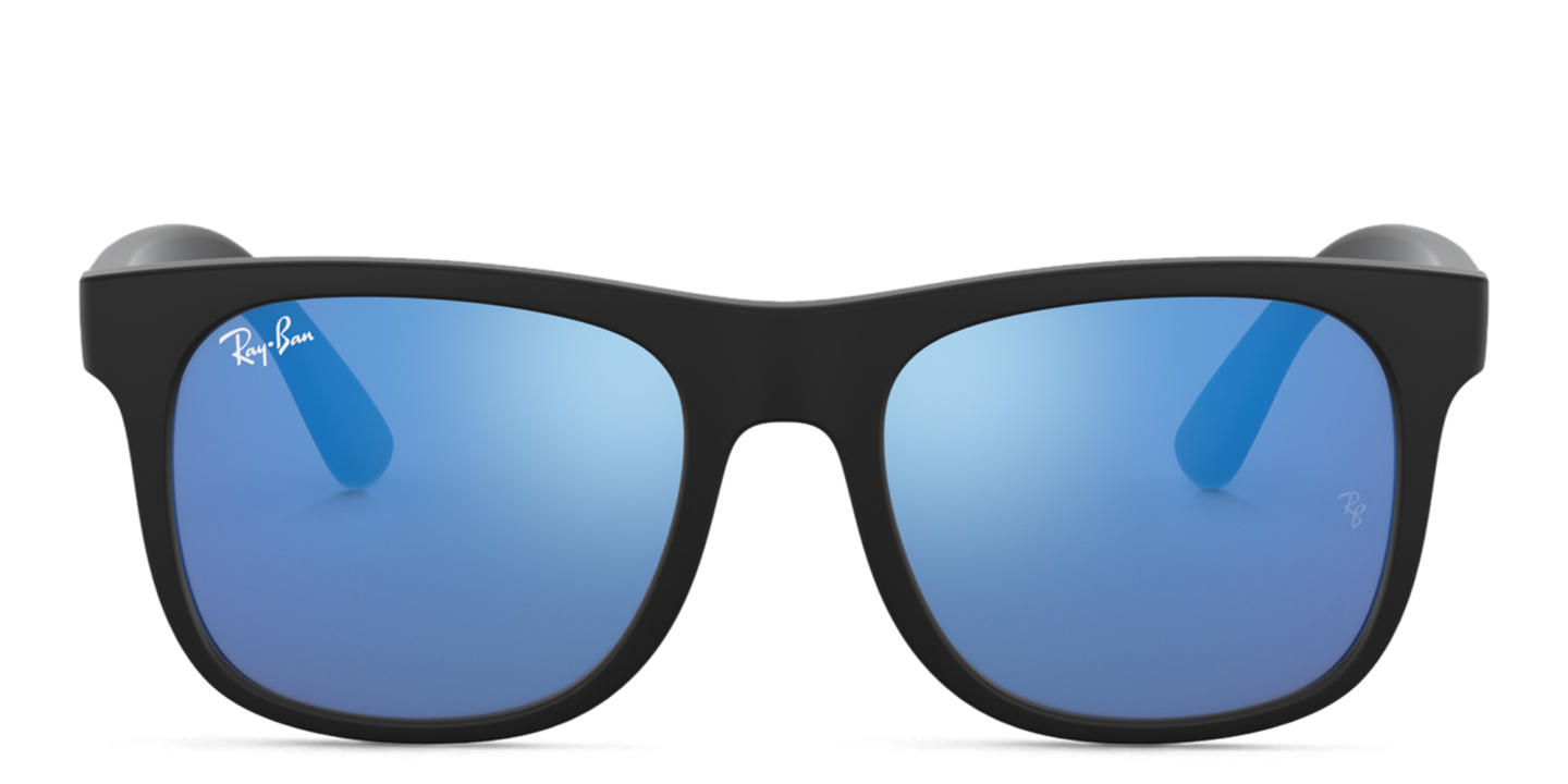 Ray-Ban Junior Kids Wayfarer Square Sunglasses in Black – Product Photo 0