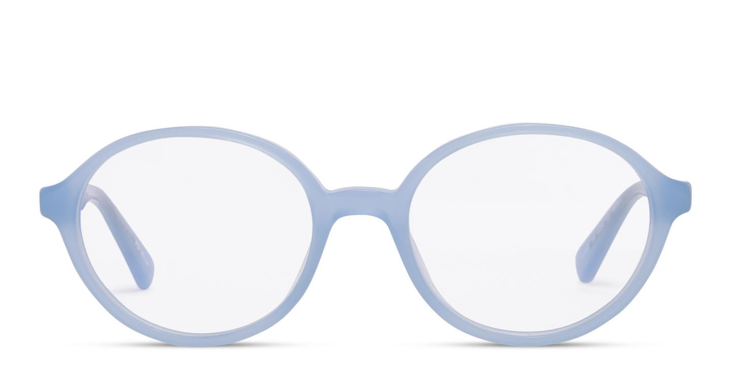 Tempo Round Eyeglasses in Blue – Product Photo 0