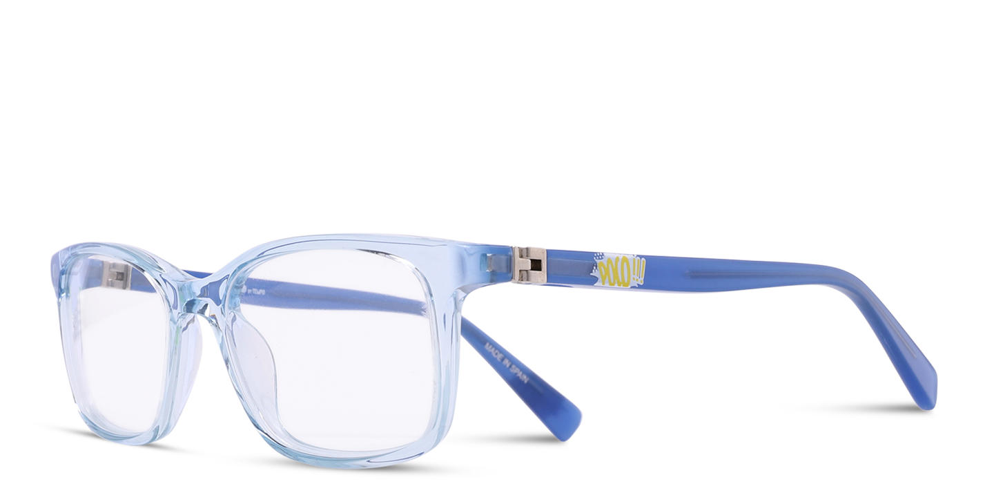 Tempo Rectangle Eyeglasses in Blue – Product Photo 1