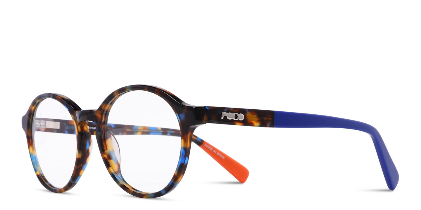 Shop Tempo Round Eyeglasses in Havana online.
