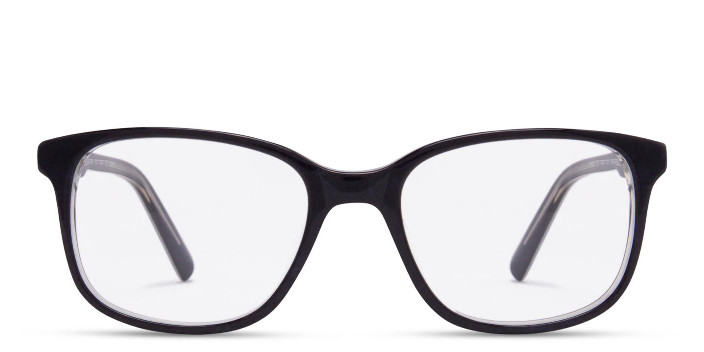 Tempo Square Eyeglasses in Black – Product Photo 0