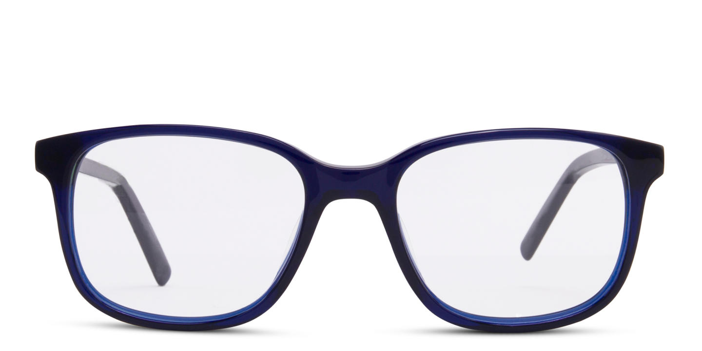 Tempo Square Eyeglasses in Blue – Product Photo 0