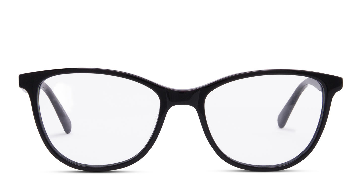 Shop Tempo Square Eyeglasses in Black online.