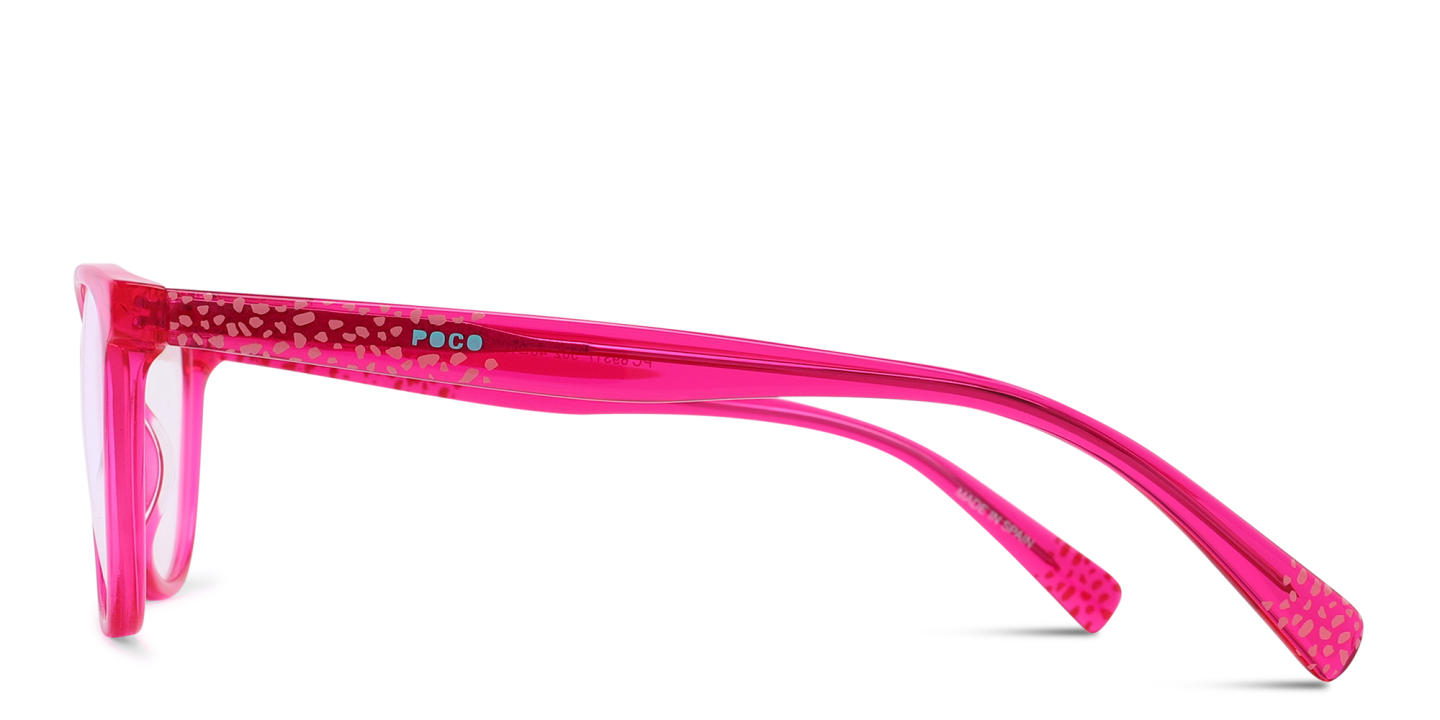 Tempo Square Eyeglasses in Pink – Product Photo 2