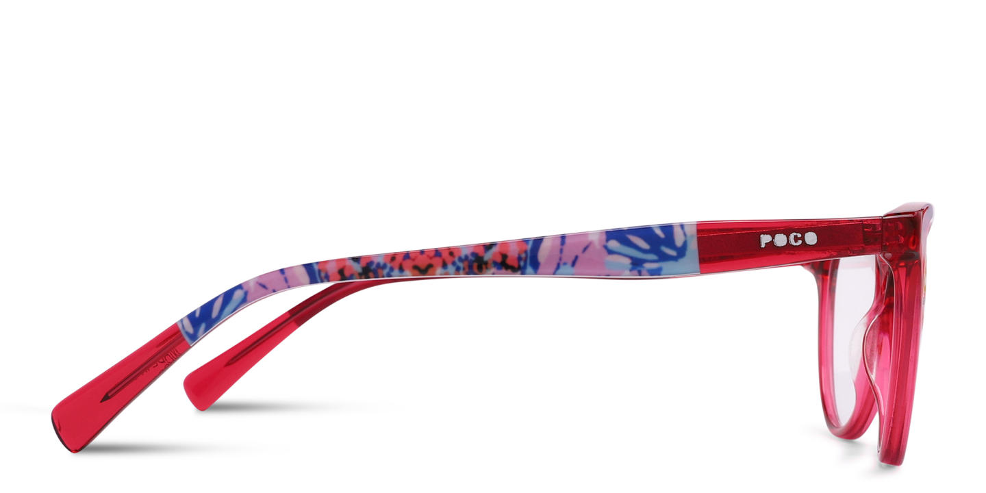 Tempo Cat-Eye Eyeglasses in Red – Product Photo 3