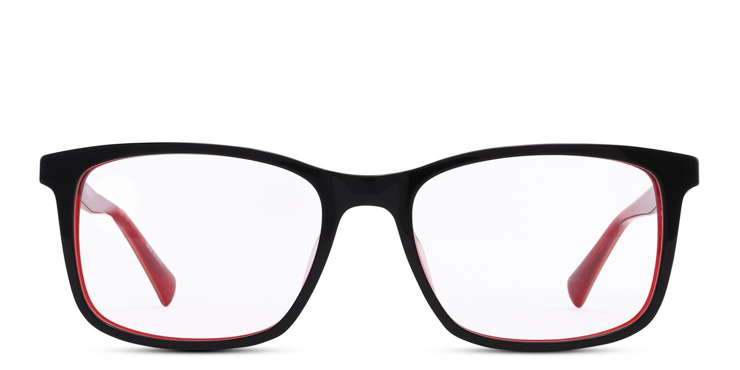 Tempo Square Eyeglasses in Black – Product Photo 0