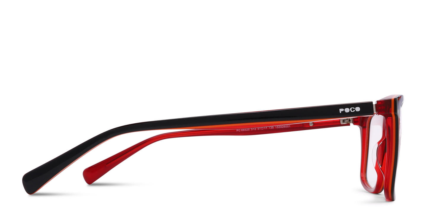 Shop Tempo Square Eyeglasses in Black online.