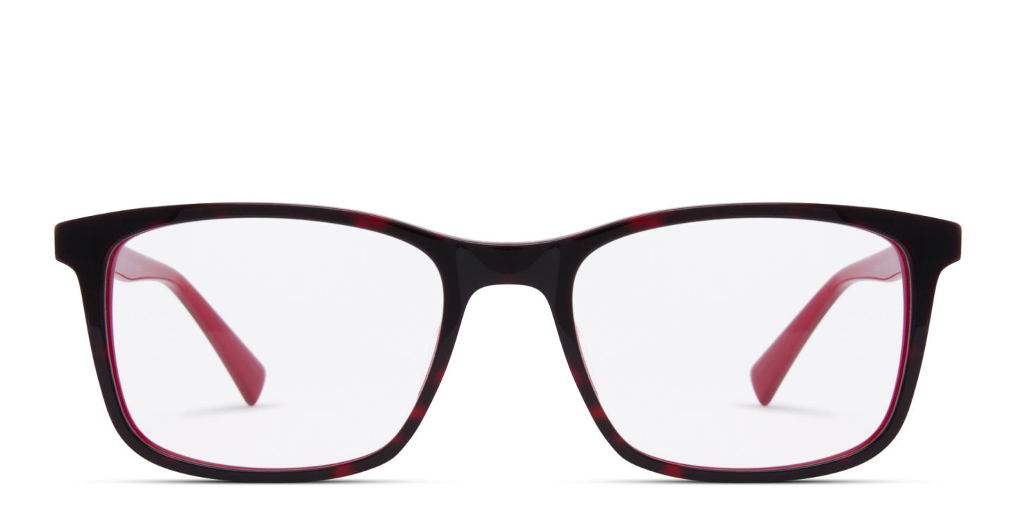 Tempo Square Eyeglasses in Havana – Product Photo 0