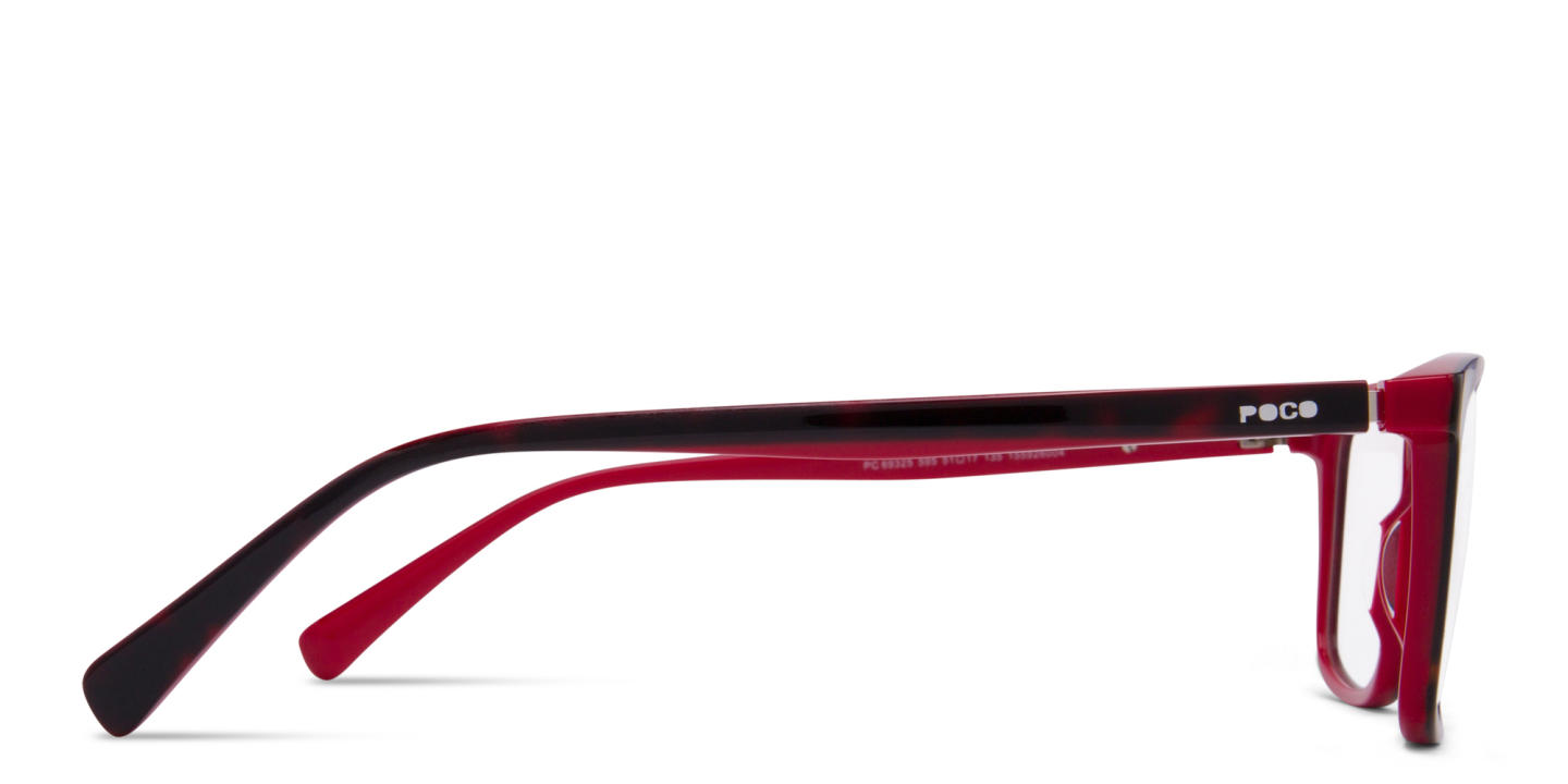 Tempo Square Eyeglasses in Havana – Product Photo 3