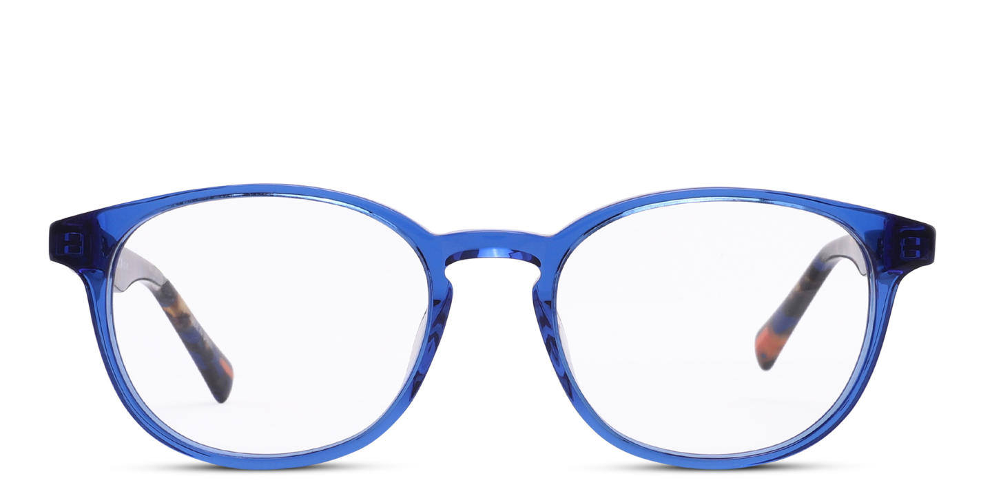 Tempo Round Eyeglasses in Blue – Product Photo 0