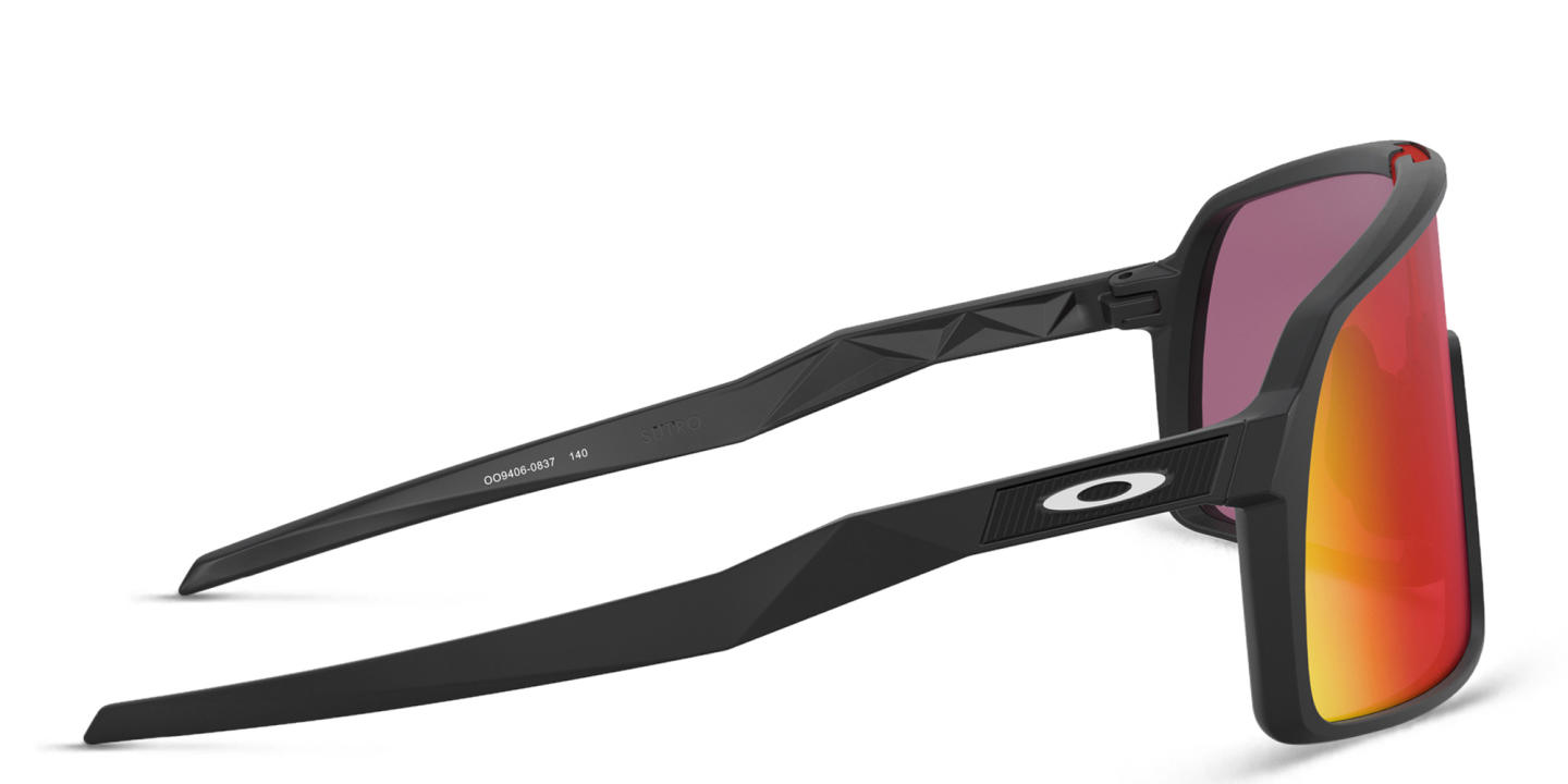 Oakley Sutro Oversized Wide Mask Sunglasses in Matte Black – Product Photo 2